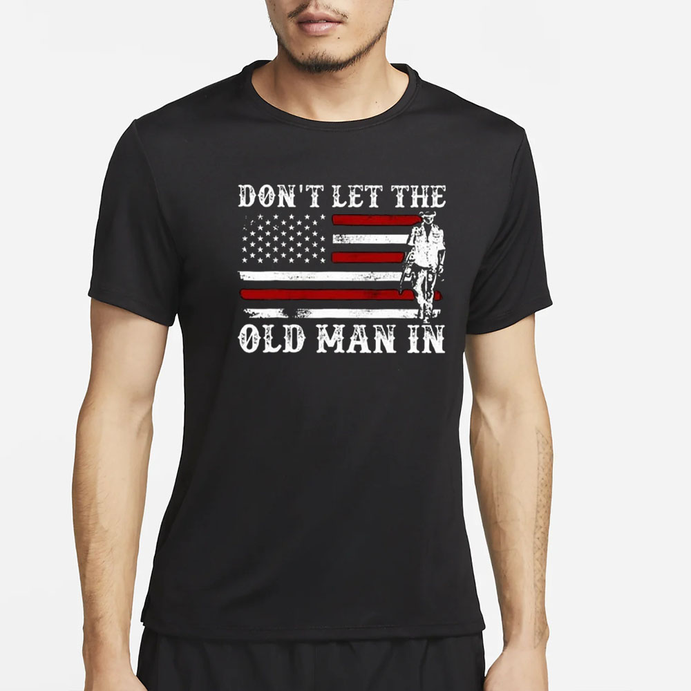 Men’s Don’t Let The Old Man In Print Casual T-Shirt 4 Men’s Don’t Let The Old Man In Print Casual T-Shirt2