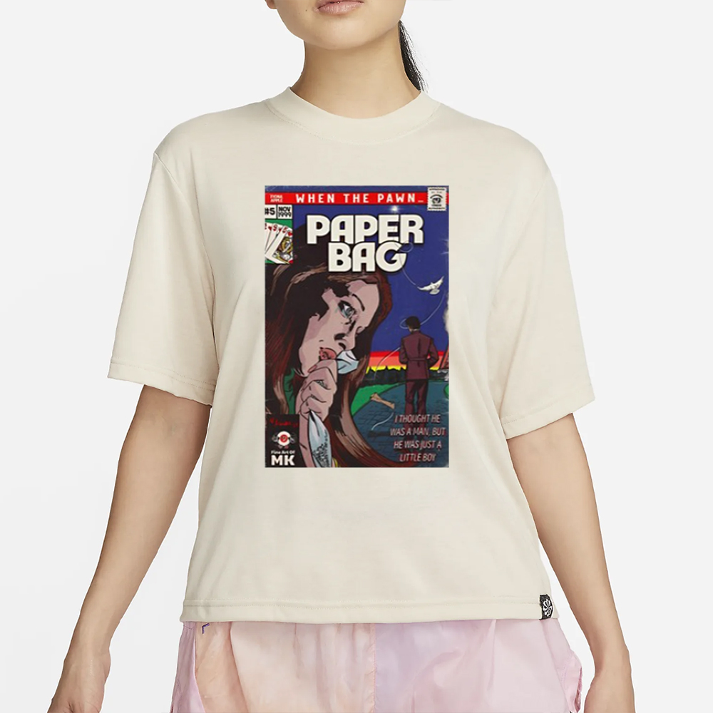 Michaelkreiserart Fiona Apple Paper Bag T-Shirt 4 Michaelkreiserart Fiona Apple Paper Bag T-Shirt2