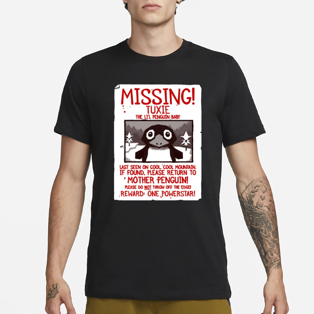 Missing Tuxie The Li'l Penguin Baby T-Shirt 4 Missing Tuxie The Li'l Penguin Baby T-Shirt3