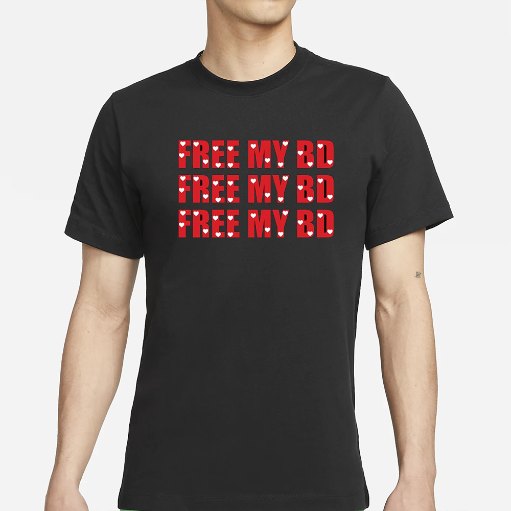 Mjae Free My Bd T-Shirt 4 Mjae Free My Bd T-Shirt