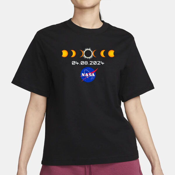 NASA Shirt Total Solar Eclipse 2024 Totality Astronomy T-Shirt1