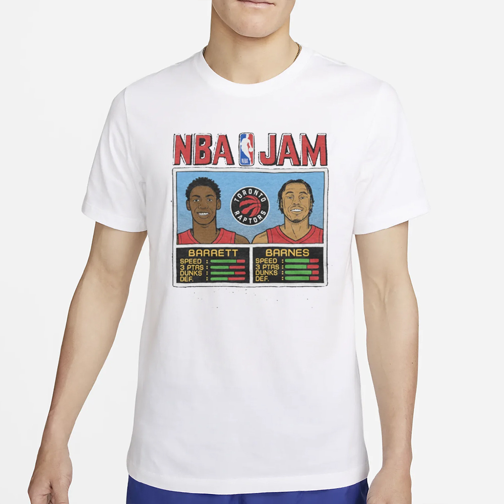 NBA Jam Raptors Barrett and Barnes T-Shirt 4 NBA Jam Raptors Barrett and Barnes T-Shirt2