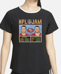 NFL Jam 49ers Purdy And McCaffrey T-Shirt2