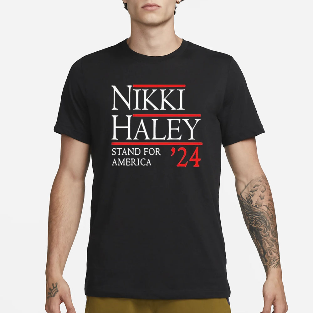 Nikki Haley Stand For America 2024 T-Shirt 4 Nikki Haley Stand For America 2024 T-Shirt1