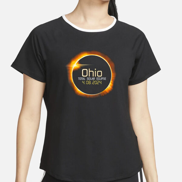 Ohio Totality Total Solar Eclipse April 8 2024 T-Shirt4