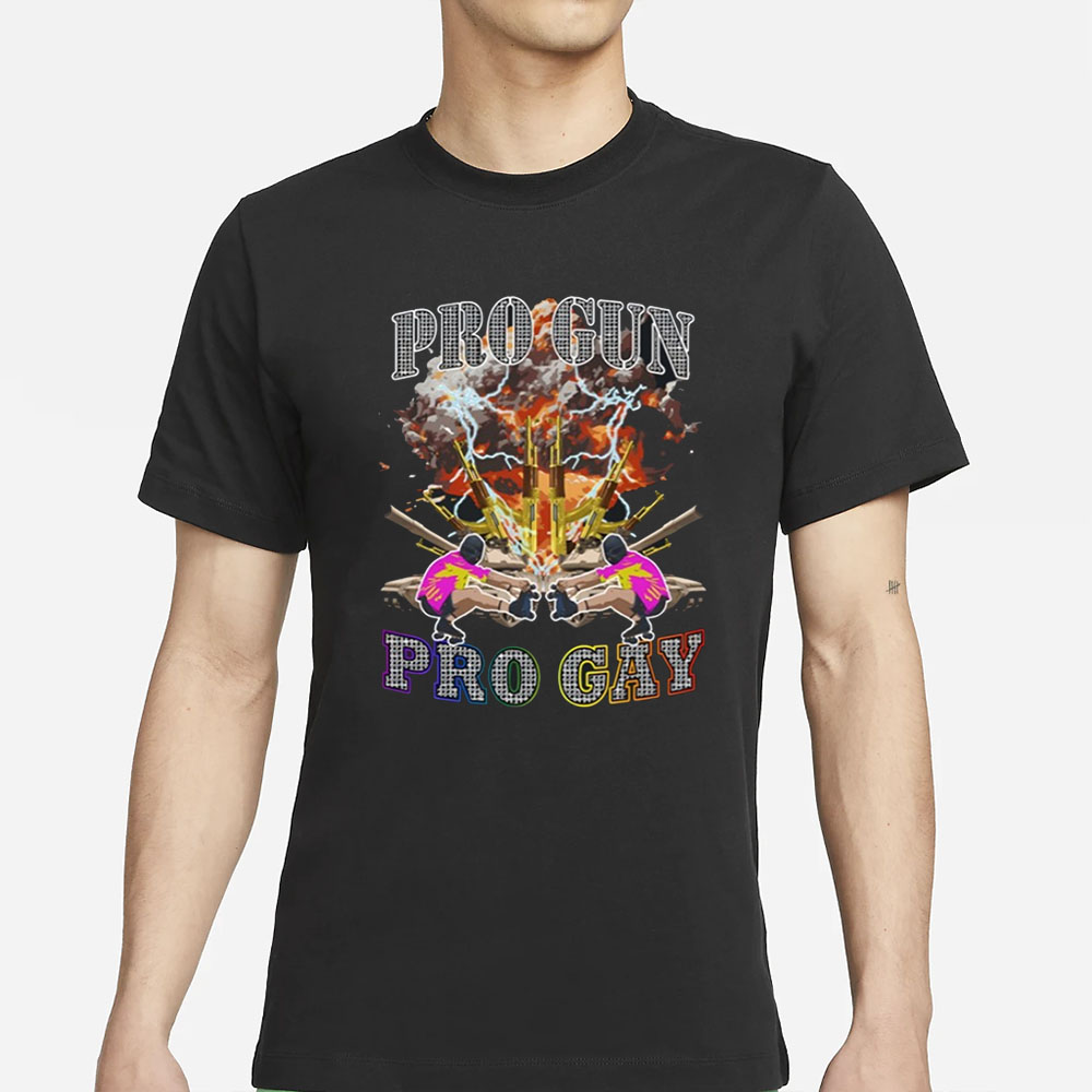 Pro Gun Prog Gay T-Shirt 4 Pro Gun Prog Gay T-Shirt