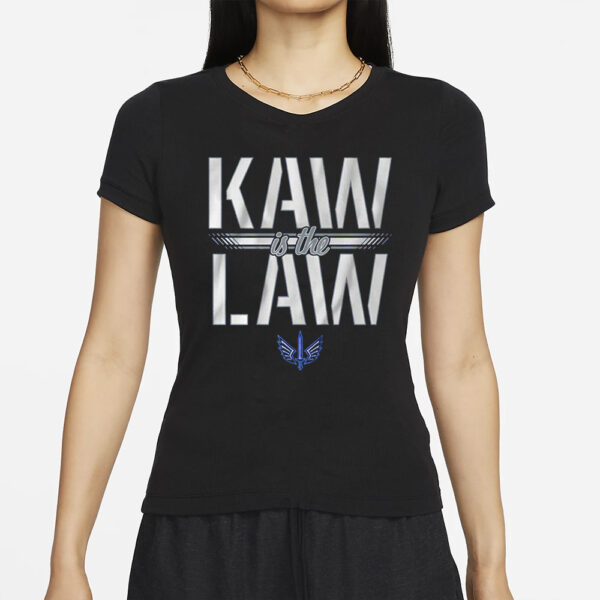 ST. LOUIS BATTLEHAWKS UFL KAW IS THE LAW T-SHIRT