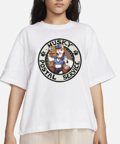 Sixthleafclover Husky Postal Service T-Shirt