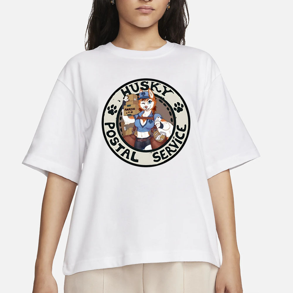 Sixthleafclover Husky Postal Service T-Shirt 4 Sixthleafclover Husky Postal Service T-Shirt