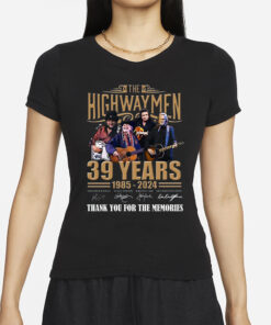 The Highwaymen 39 Years 1985 – 2024 Thank You For The Memories T Shirt