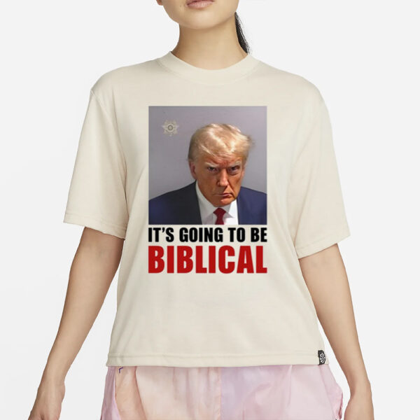Trump Mugshot Its Going To Be Biblica T-Shirt4