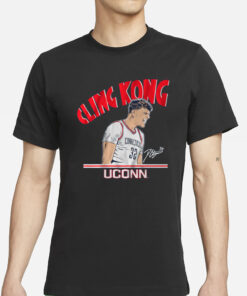 UCONN BASKETBALL DONOVAN CLINGAN CLING KONG T-SHIRTs