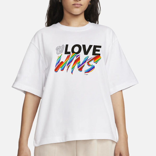 Washington Nationals Fanatics Branded Love Wins T-Shirts