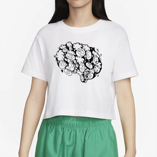 Weareprintsocial Happy Heads Crewneck T-Shirt2