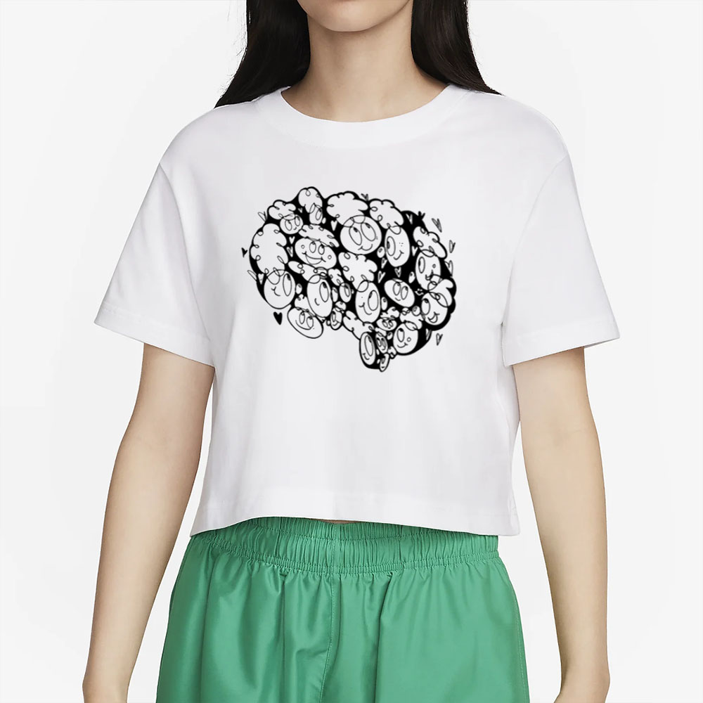 Weareprintsocial Happy Heads Crewneck T-Shirt2