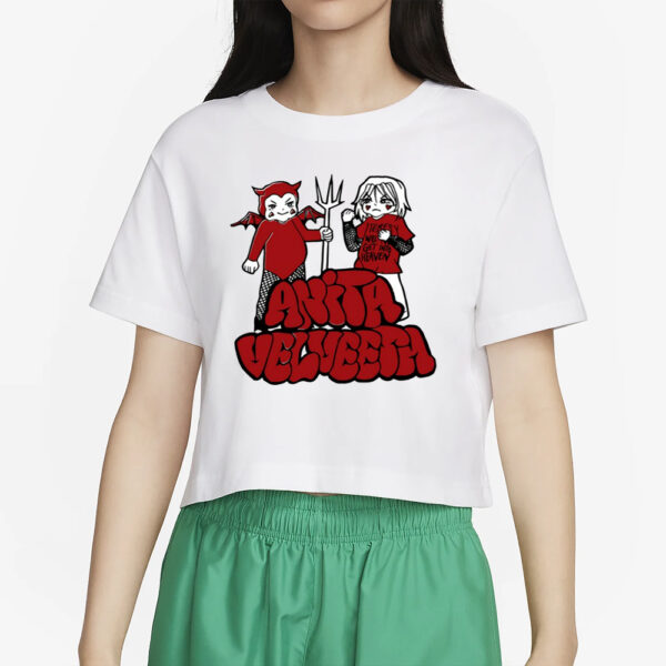Anita Velveeta Bubble Font T-Shirt4