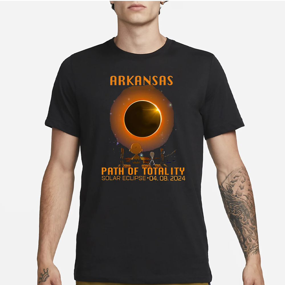 Arkansas Path Of Totality Solar Eclipse April 8st 2024 T-Shirt 4 Arkansas Path Of Totality Solar Eclipse April 8st 2024 T-Shirt1