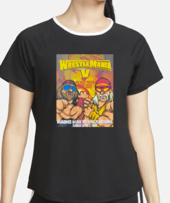 Art History 101 Wm 5 Macho Man Vs Hulk Hogan T-Shirt2
