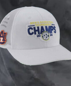Auburn Men’s Basketball Tournament Champions SEC 2024 Trucker Hat1