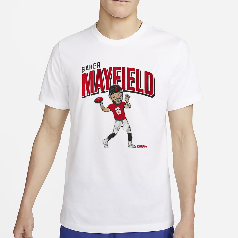 BAKER MAYFIELD CARICATURE T-SHIRT 4 BAKER MAYFIELD CARICATURE T-SHIRTS