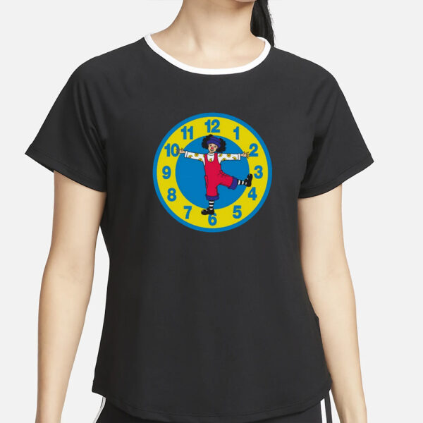 Big Comfy Couch Clock T-Shirt4