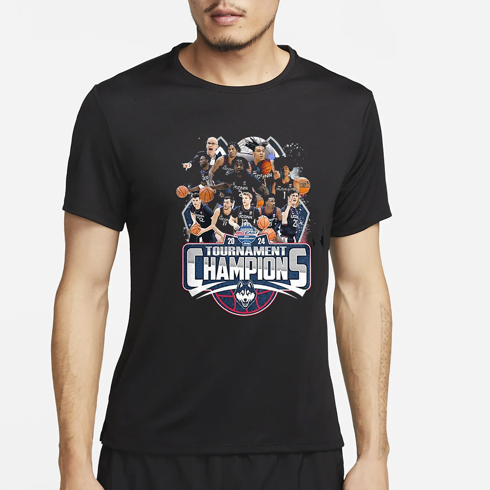 Big East 2024 Tournament Champions Uconn Huskies T-Shirt 4 Big East 2024 Tournament Champions Uconn Huskies T-Shirt2