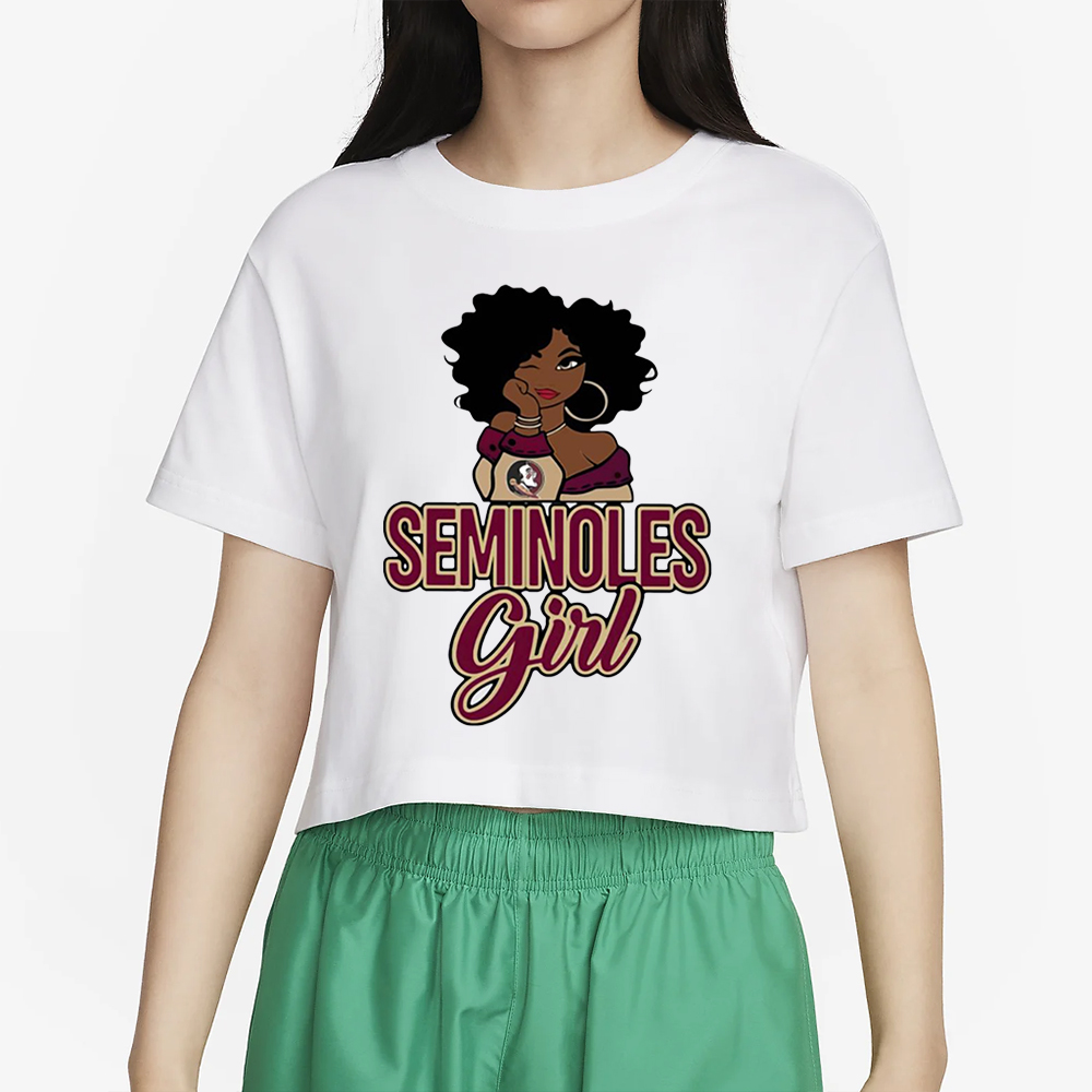 Black Girl Florida State Seminoles T-Shirt 4 Black Girl Florida State Seminoles T-Shirt2