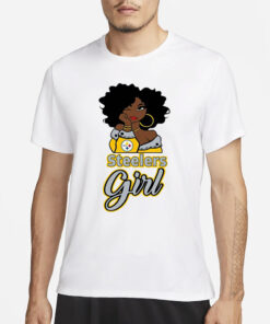 Black Girl Pittsburgh Steelers T-Shirt4