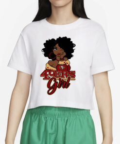 Black Girl San Francisco 49ers T-Shirt5