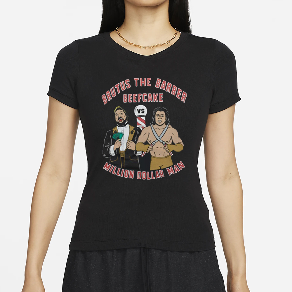 Brutus The Barber Beefcake Million Dollar Man T-Shirt 4 Brutus The Barber Beefcake Million Dollar Man T-Shirt
