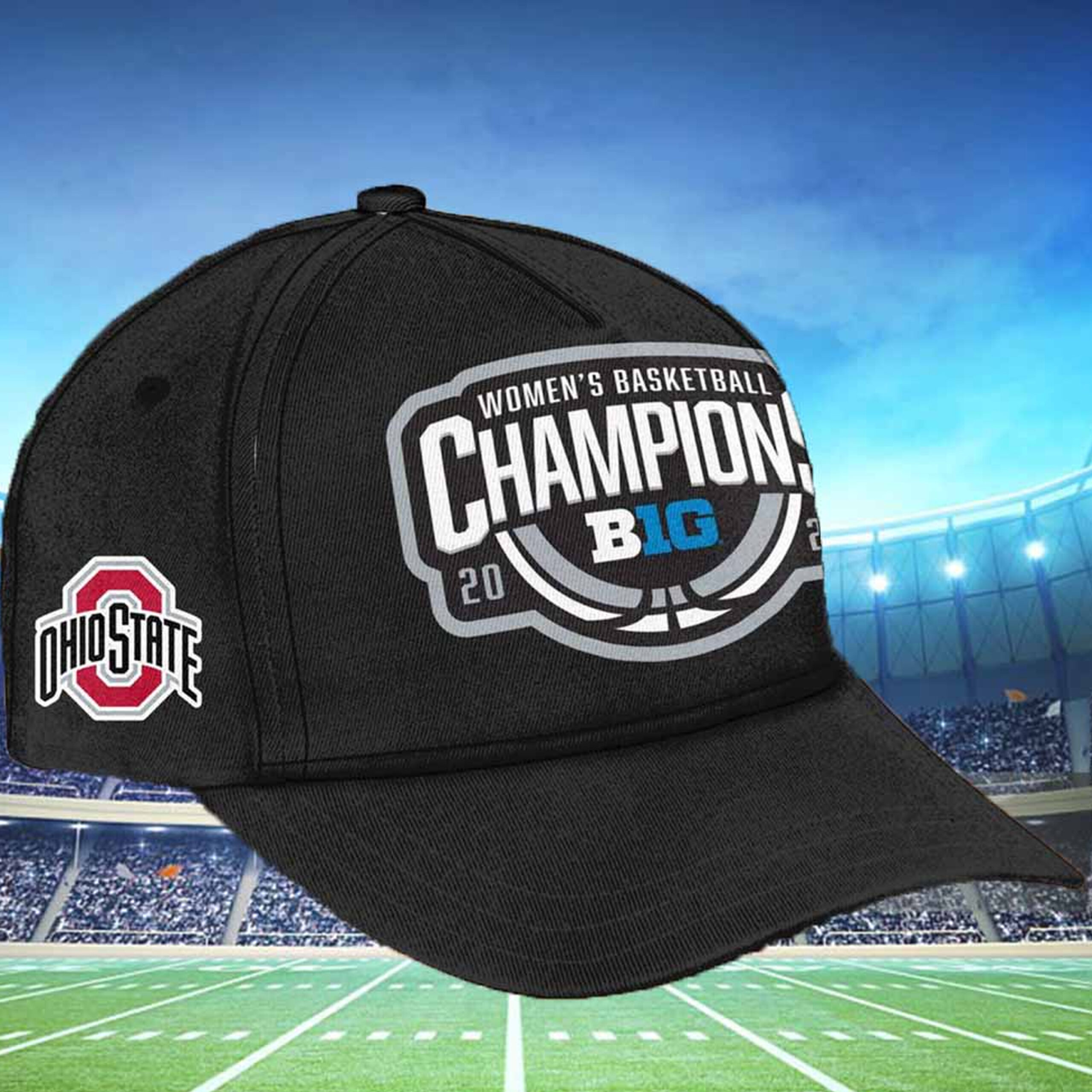 Buckeyes Women’s Basketball Big 10 Regular Season 2024 Champions Hat 4 Buckeyes Women’s Basketball Big 10 Regular Season 2024 Champions Hat