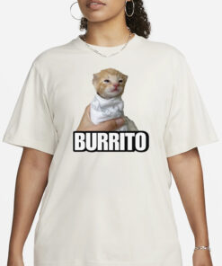 Burrito Cat Cringey T-Shirt1