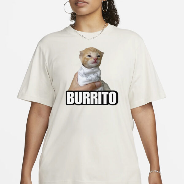 Burrito Cat Cringey T-Shirt1