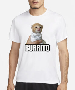 Burrito Cat Cringey T-Shirt3