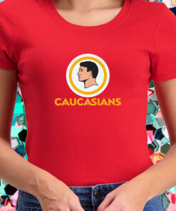 Caucasians Pride Vintage Funny T-Shirt4