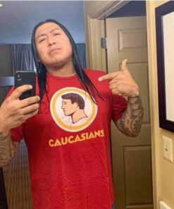 Caucasians Pride Vintage Funny T-Shirtss