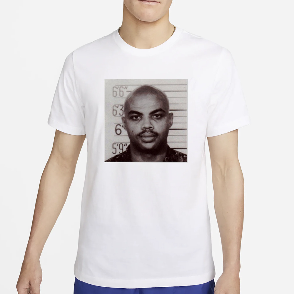 Charles Barkley Mugshot T-Shirt 4 Charles Barkley Mugshot T-Shirt5