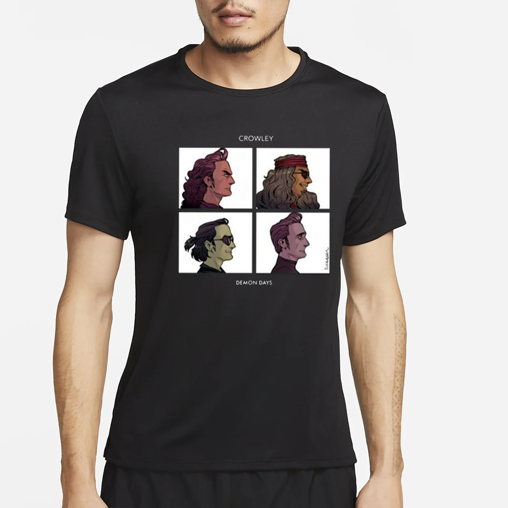 Crowley Demon Days T-Shirt 4 Crowley Demon Days T-Shirt2