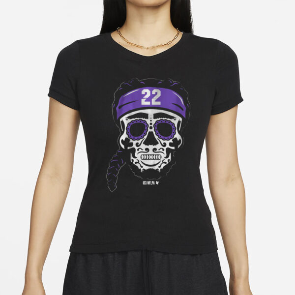 DERRICK HENR BALTIMORE SUGAR SKULL T-SHIRT