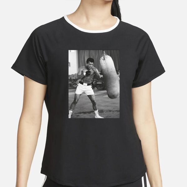 Derrick Nnadi Muhammad Ali Punching Bag T-Shirt2