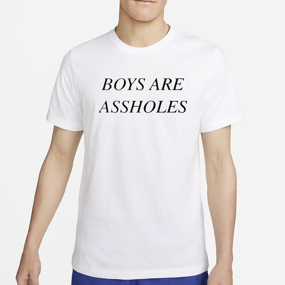Diego Calva Wearing Boys Are Assholes T-Shirt 4 Diego Calva Wearing Boys Are Assholes T-Shirt2