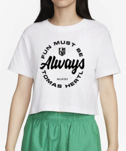 Fun Must Be Always Tomas Hertl T-Shirt2