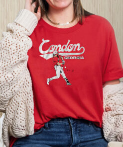 GEORGIA BASEBALL CHARLIE CONDON SLUGGER SWING T-SHIRT