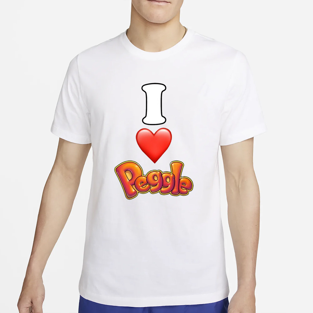 Gay Fetus I Love Peggle T-Shirt 4 Gay Fetus I Love Peggle T-Shirt2