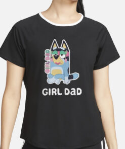 Girl Dad Cartoon T-Shirt2