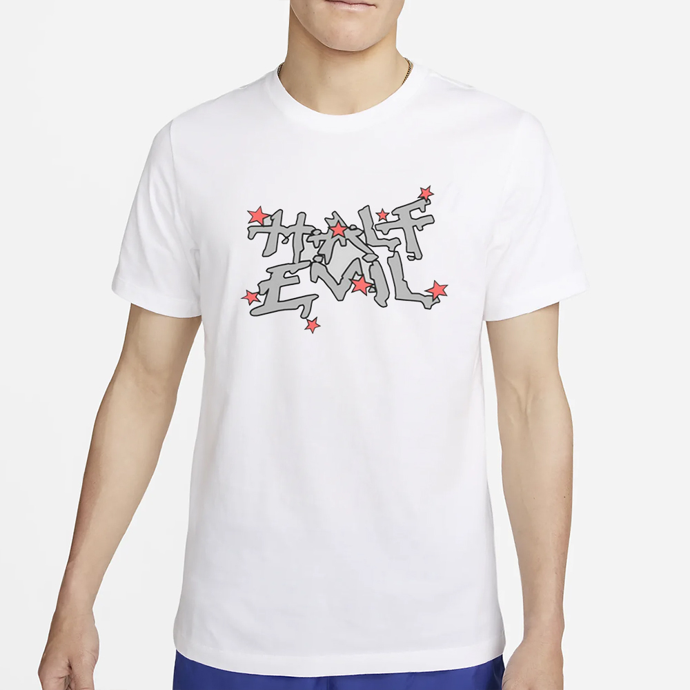 Half Evil Star Studded T-Shirt 4 Half Evil Star Studded T-Shirt4