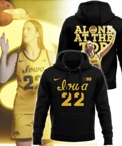Hawkeyes Caitlin Clark 22 Alone At The Top T-Shirt