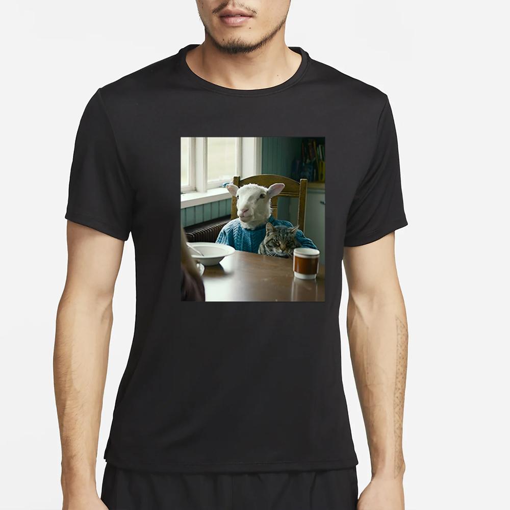 HideoKojima Wearing Film Lamb Sheep Thrills In Iceland T-Shirt 4 HideoKojima Wearing Film Lamb Sheep Thrills In Iceland T-Shirt2