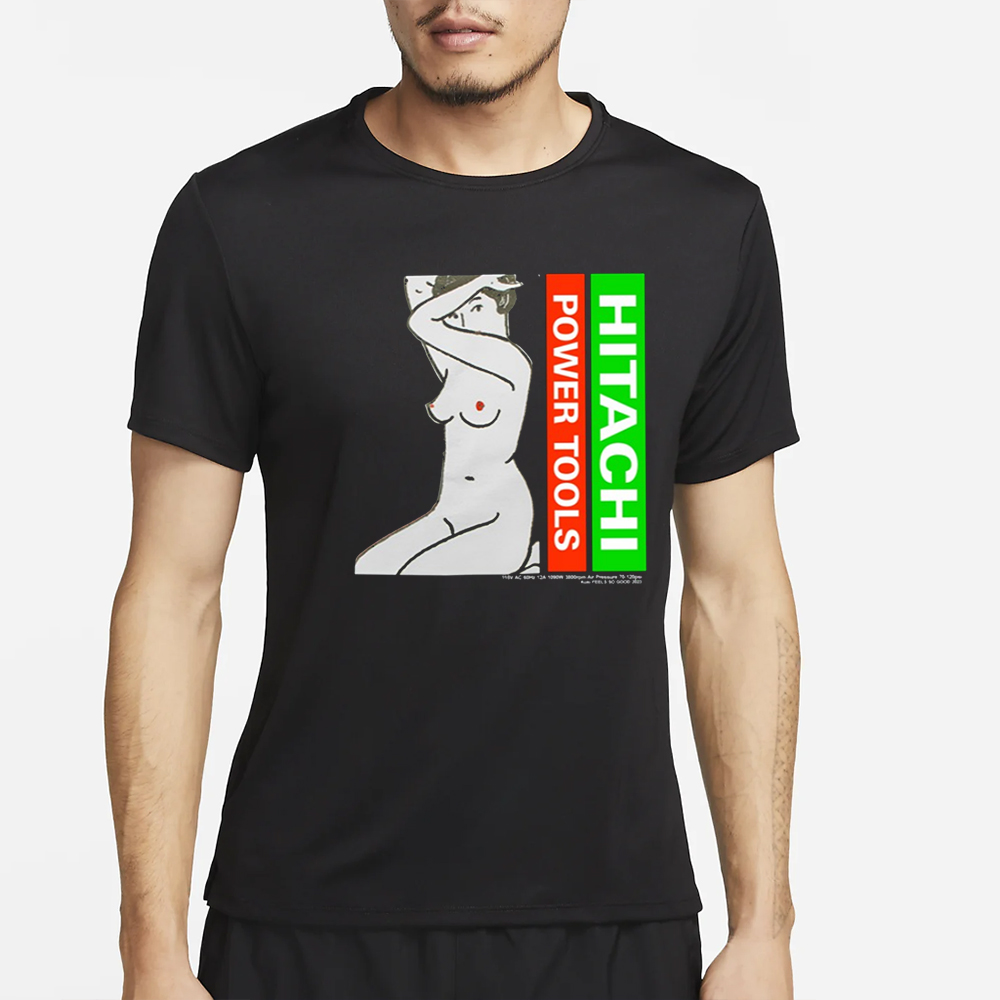 Hitachi Power Tools Female T-Shirt 4 Hitachi Power Tools Female T-Shirt2