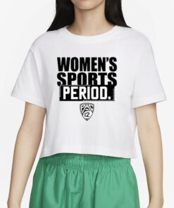 Holly Rowe Wearing Women's Sports Period Pac-12 T-Shirt2